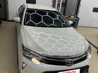 2017 Toyota Camry VII (XV50) Рестайлинг 2, белый, 2100000 рублей, вид 5