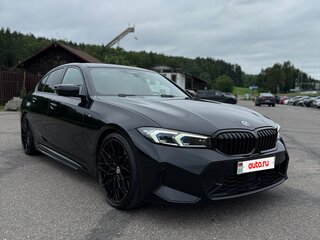 2022 BMW 3 серии 320d VII (G2x) Рестайлинг, чёрный, 3600000 рублей, вид 4