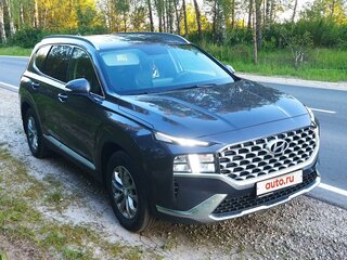 2022 Hyundai Santa Fe IV Рестайлинг, синий, 4200000 рублей, вид 3
