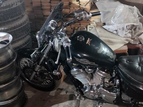 1995 Honda Steed 400, чёрный, 250000 рублей, вид 1