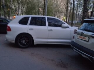 2007 Porsche Cayenne S I Рестайлинг (957), белый, 1500000 рублей, вид 3