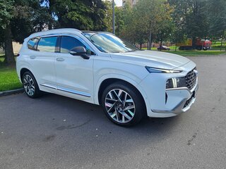 2021 Hyundai Santa Fe IV Рестайлинг, белый, 3800000 рублей, вид 1