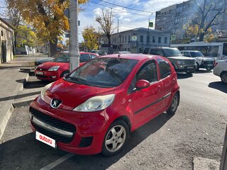 2010 Peugeot 107 I Рестайлинг, красный, 370000 рублей, вид 2