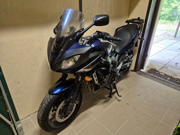 2007 Yamaha FZ6, синий, 450000 рублей
