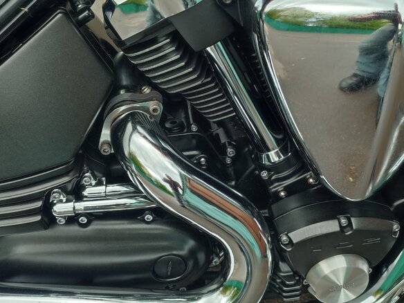 2008 Yamaha XV 1700 Warrior, красный - вид 7