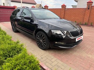 2018 Skoda Octavia III (A7) Рестайлинг, чёрный, 1850000 рублей, вид 3