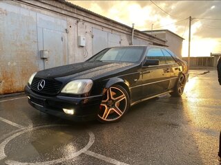1998 Mercedes-Benz CL-Класс 600 I (C140), чёрный, 1700000 рублей, вид 1