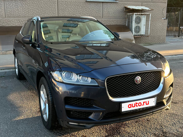 2018 Jaguar F-Pace I, синий, 2500000 рублей - вид 1