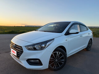 2017 Hyundai Solaris II, белый, 1255000 рублей, вид 1