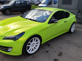 2011 Hyundai Genesis Coupe I, зелёный, 1990000 рублей, вид 3