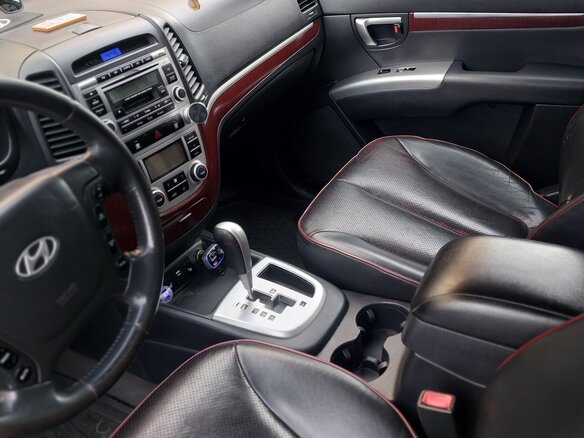 2008 Hyundai Santa Fe II, пурпурный, 1300000 рублей - вид 6