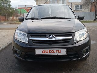 2014 Lada (ВАЗ) Granta I, чёрный, 538000 рублей, вид 3