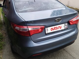 2011 Kia Rio 4-speed III, голубой, 750000 рублей, вид 4