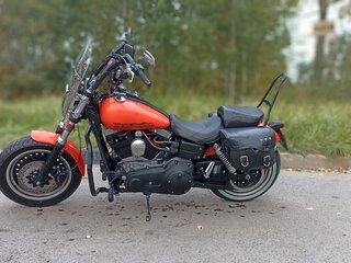 2008 Harley-Davidson Street Bob, оранжевый, 700000 рублей, вид 1