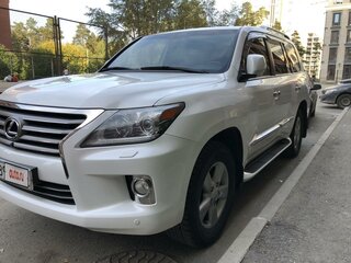 2012 Lexus LX 570 III Рестайлинг, белый, 4910000 рублей, вид 3