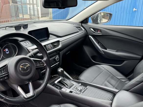 2017 Mazda 6 III (GJ) Рестайлинг, чёрный, 2500000 рублей - вид 6