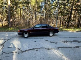 1992 Audi 100 IV (C4), красный, 290000 рублей, вид 2