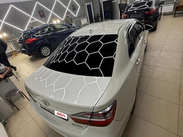2017 Toyota Camry VII (XV50) Рестайлинг 2, белый, 2100000 рублей - вид 6