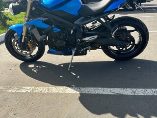2013 Triumph Street Triple, синий, 600000 рублей, вид 2