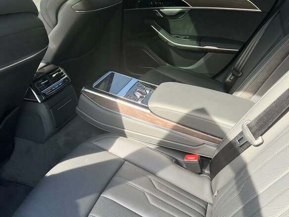 2022 Audi A8 50 TDI IV (D5) Рестайлинг, чёрный - вид 11
