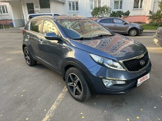 2015 Kia Sportage III Рестайлинг, синий, 1500000 рублей, вид 1