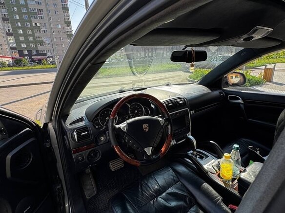 2003 Porsche Cayenne Turbo I (955), серый, 955000 рублей - вид 5