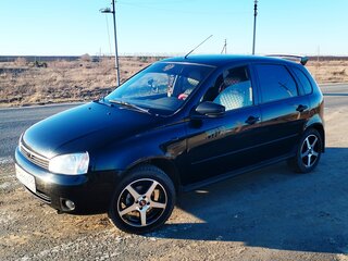 2012 Lada (ВАЗ) Kalina I, чёрный, 450000 рублей, вид 2