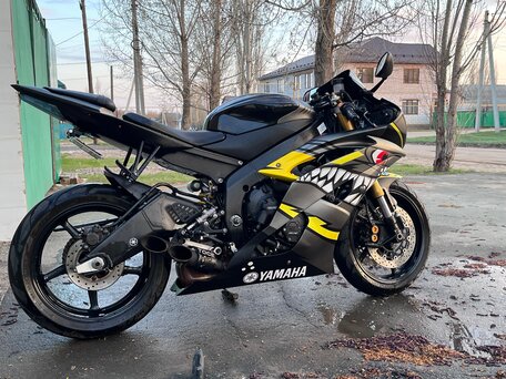 2008 Yamaha YZF-R6, чёрный, 750000 рублей, вид 2