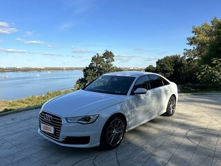2016 Audi A6 IV (C7) Рестайлинг, белый, 1890000 рублей, вид 4