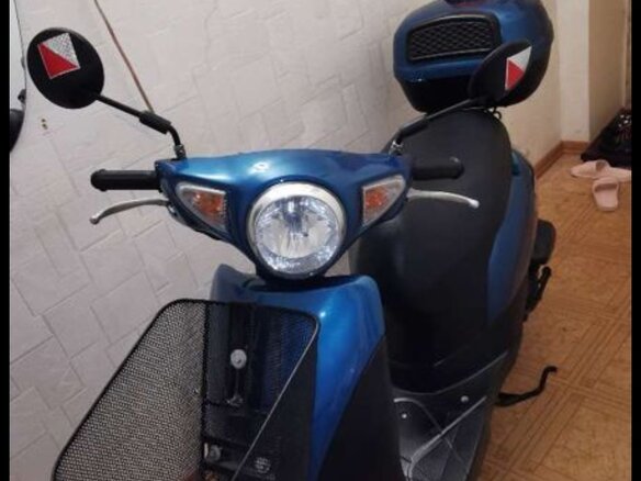 2017 Suzuki Lets 6, голубой, 95000 рублей - вид 9