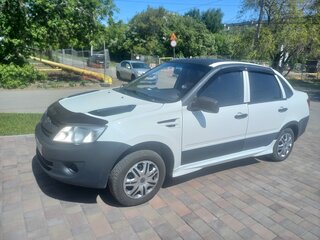 2014 Lada (ВАЗ) Granta I, белый, 520000 рублей, вид 1