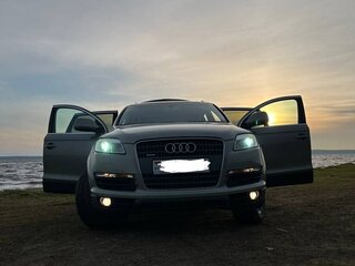 2008 Audi Q7 I (4L), зелёный, 1400000 рублей, вид 3