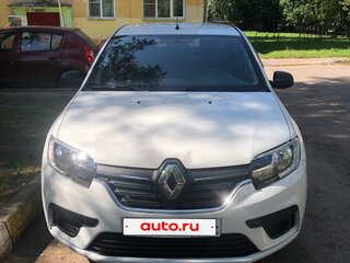 2019 Renault Logan II Рестайлинг, белый, 575000 рублей, вид 1