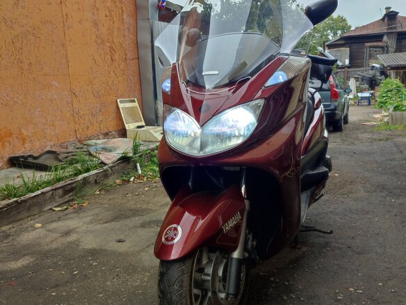 2005 Yamaha Majesty 400, красный, 300000 рублей