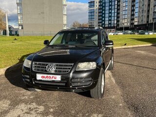 2006 Volkswagen Touareg I, чёрный, 840000 рублей, вид 3