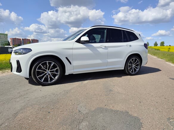 2022 BMW X3 30i xDrive III (G01) Рестайлинг, белый, 3550000 рублей - вид 9