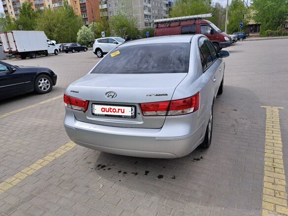 2008 Hyundai Sonata V (NF), серебристый, 500000 рублей - вид 1