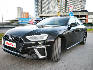 2021 Audi A4 45 TFSI V (B9) Рестайлинг, чёрный, 3650000 рублей, вид 2