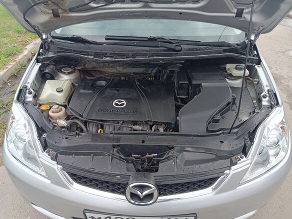2006 Mazda 5 I (CR), серебристый - вид 12