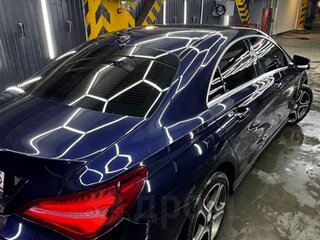 2018 Mercedes-Benz CLA 200 I (C117, X117) Рестайлинг, синий, 1630000 рублей, вид 1