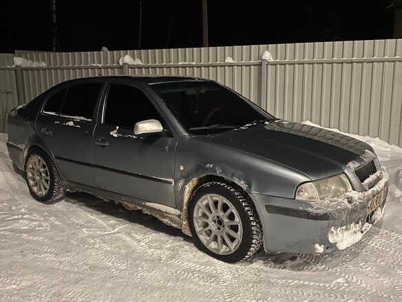 2003 Skoda Octavia I (A4) Рестайлинг, голубой - вид 1