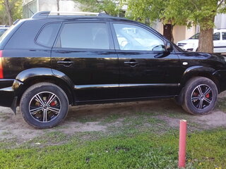 2008 Hyundai Tucson I, чёрный, 1800000 рублей, вид 2