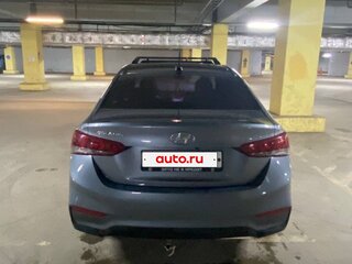 2017 Hyundai Solaris II, серый, 1050000 рублей, вид 2