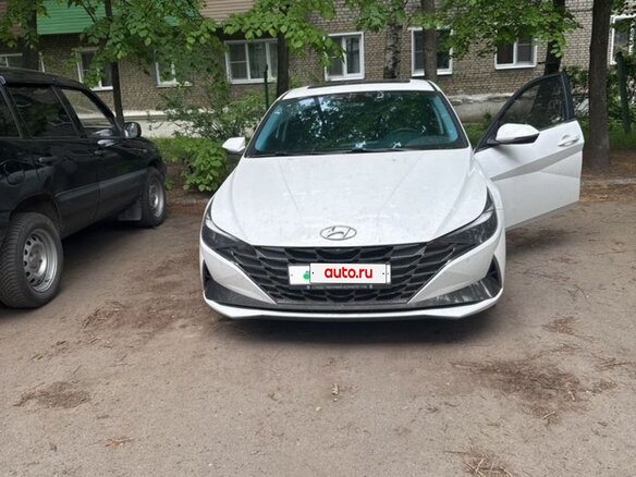 2023 Hyundai Elantra VII (CN7), белый, 1900000 рублей - вид 9