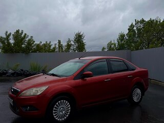 2008 Ford Focus II Рестайлинг, красный, 550000 рублей, вид 3