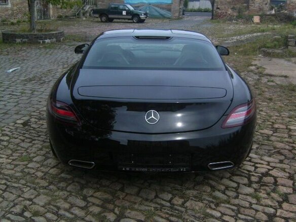 2011 Mercedes-Benz SLS AMG, чёрный - вид 7