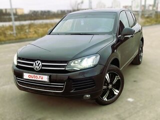 2011 Volkswagen Touareg II, чёрный, 1950000 рублей, вид 1