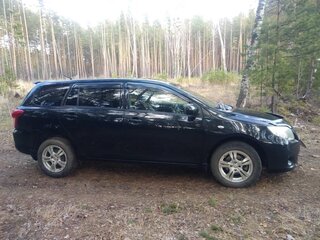 2008 Toyota Corolla Fielder X (E140, E150) Рестайлинг, чёрный, 940000 рублей, вид 4