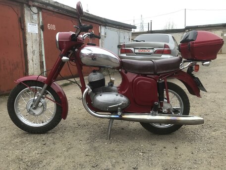 1967 Jawa 350/360, пурпурный, 120000 рублей, вид 2