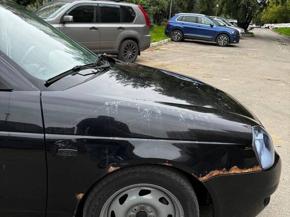 2008 Lada (ВАЗ) Priora I, чёрный, 280000 рублей - вид 4